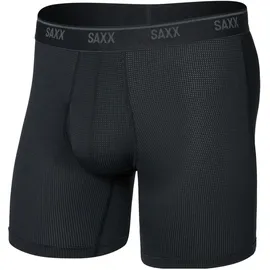 SAXX Quest Quick Dry Mesh Boxershorts Schwarz L 2er Pack