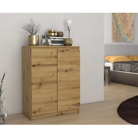 Top e shop Malwa 2D2S 97 cm Braun / Mehrfarbig