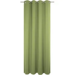 Vorhang WIRTH "Dim out", grün, B:142cm H:265cm, Polyester, Gardinen, nach Maß