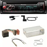 Pioneer DEH-S720DAB Bluetooth DAB+ MP3 Einbauset für Skoda Octavia 1U Superb 1