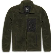 Vintage Industries Kodi Sherpa Fleece Jacke Herren Grün L
