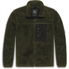 Vintage Industries Kodi Sherpa Fleece Jacke Herren Grün L