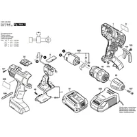 Bosch - Original Ersatzteil 2609199273 Gleichstrommotor für gsr 18-2