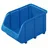 Hünersdorff Sichtlagerkasten Polypropylen 164/134x102x74 mm blau stapelbar