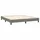 vidaXL Boxspringbett mit Matratze Dunkelgrau 160x200 cm Stoff
