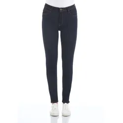 Lee Damen Jeans Scarlett High Skinny Fit Skinny Fit Blau Hoher Bund Reißverschluss L 33