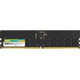 Silicon Power DDR5 16GB 4800MHz U-DIMM (1 x 16GB, 4800 MHz, DDR5-RAM, U-DIMM), RAM, Schwarz