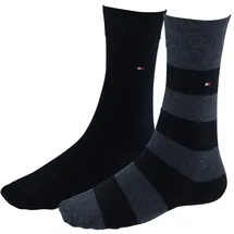 Tommy Hilfiger Herren Socken im 2er-Pack, Black, 39-42