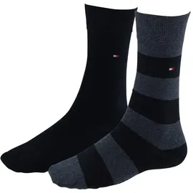 Tommy Hilfiger Herren Socken im 2er-Pack, Black, 39-42