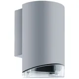 Ideus Außenwandleuchte Aluminium 17,3 cm grau
