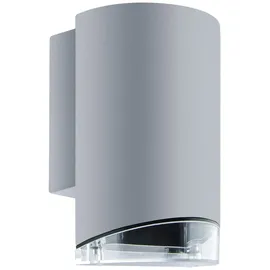 Ideus Außenwandleuchte Aluminium 17,3 cm grau