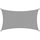 Sol Royal Sonnensegel rechteckig Grau HDPE