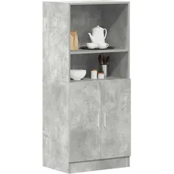 Küchenschrank Betongrau 57x41,5x131,5 cm Holzwerkstoff