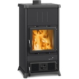 La Nordica-Extraflame Holzofen Kaminofen Fedora Steel | schwarz | 8,3 kW
