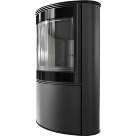 Kratki Kaminofen Bjorn Ø 150 mit Türfeder schwarz 10 kW