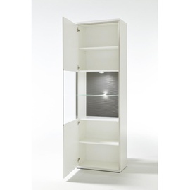 MCA Furniture Vitrine Setto ¦ weiß ¦ Maße cm, B: 64 H: 201 T: 38.0