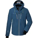 KILLTEC Herren Skijacke/Funktionsjacke mit abzippbarer Kapuze und Schneefang KSW 44 MN SKI JCKT, mittelblau, XL,