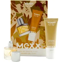 Mexx Geschenkset Woman For Her 1 Set = 1 x 20ml Edt Spray + 1 x 50ml Shower Gel