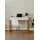 CaliCosy Denver Konsolentisch 100x35x75 cm weiß