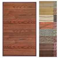 Floordirekt Bambusteppich Bambusmatte mit Stoffrahmen | Natur Design in vielen Farben & Größen (160 x 230 cm, Magenta Braun)