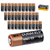 30xlose-Duracell MN21, A23, LR23A, LRV08, GP23A Batterie 12V 33mAh, 10,3x28,5 mm