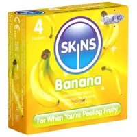 Skins Condoms Skins *Banana* Kondome 4 St