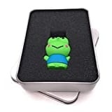 Onwomania Frosch stehend PVC USB Stick in Alu Geschenkbox 32 GB USB 3.0