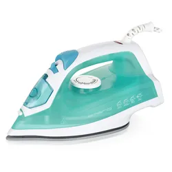 EMERIO - Bügeleisen Easy-Glide - gleitet - schwebt auf der Kleidung, 2000W, Keramiksohle, Kabel 1,9 Meter, Selbstreinigungsfunktion