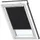 VELUX Verdunkelungsrollo schwarz/aluminiumfarben, Polyester