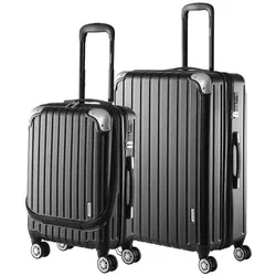 Hartschalenkofferset Biz 2er-Set schwarz