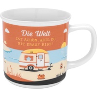 GRUSS & CO Tasse mit Spruch "Meer" | Kaffeetasse,