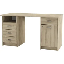 preisbrecher Schreibtisch Monaco 2 Eiche