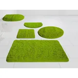 Möve Badematte »Superwuschel, Badvorleger, Badezimmer Teppich«, rutschhemmend beschichtet, strapazierfähig-schnell trocknend-fußbodenheizungsgeeignet, Mikrofaser-Badematte, Badteppich, rechteckig, rund & als 3-tlg. Set
