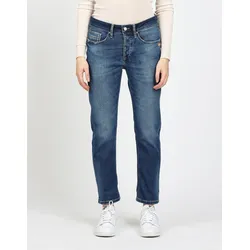 GANG Boyfriend-Jeans »94NICA CROPPED«, mit geraden und verkürzten Beinverlauf GANG lovely midblue 34