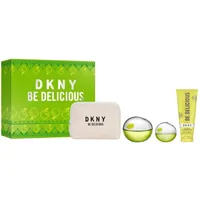 DKNY Be Delicious Eau de Parfum 100 ml + Body Lotion 100 ml + Eau de Parfum 15 ml Geschenkset