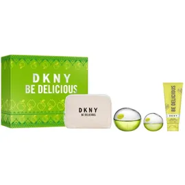 DKNY Be Delicious Eau de Parfum 100 ml + Body Lotion 100 ml + Eau de Parfum 15 ml Geschenkset