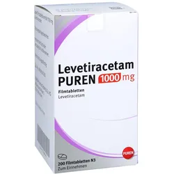 LEVETIRACETAM PUREN 1000 mg Filmtabletten 200 St