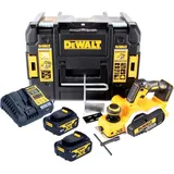 DeWalt DCP 580 M2 Akku Hobel 18V 82mm + 2x Akku 4,0Ah + Ladegerät + TSTAK