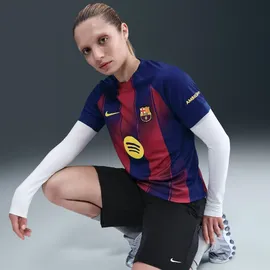 Nike Fc Barcelona Stadium Home Nike Replika-Fußballtrikot Mit Dri-Fit-Technologie Für Damen, Deep Royal Blue/Deep Royal Blue/Noble Red/Midwest Gold, M