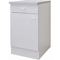 Flex-Well Unterschrank Flex-Well Rapido 47 x 50 x 85 cm Weiß
