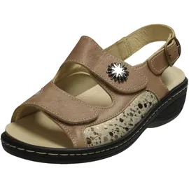 Belvida Komfort Sandalen Damen Beige 42