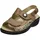 Belvida Komfort Sandalen Damen Beige 42