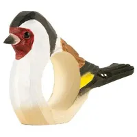 WILDLIFEGARDEN Wildlife Garden WG579 Serviettenring Stieglitz - Handgeschnitzter Serviettenring