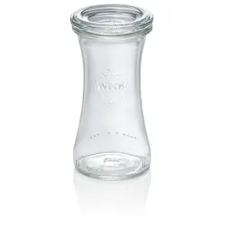 60x Weck Glas Delikatessenglas mit Deckel Delicacy 100 ml