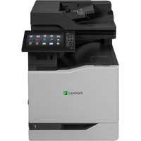 Lexmark CX827de, Laser, Farbdruck, 1200 x 1200 DPI, Farbkopieren, A4, Schwarz, Weiß