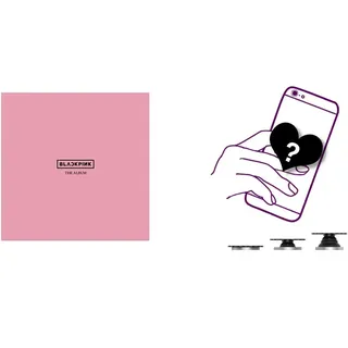 Blackpink 1st Full Album The Album (Version 2) (Incl Mobile Grip Holder, Transparent Photocard Set)