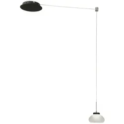 Arabella - Weiße dezentrale Pendelleuchte - Fabas Luce - 8W dimmbare LED - Dezentrale Montage