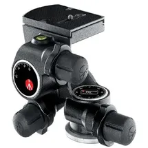 Manfrotto Junior Getriebeneiger mit Drehknöpfen, für Kamerastative, hoch präziser Kopf, Fotoausrüstung, Kamera, für Profi-Fotografen