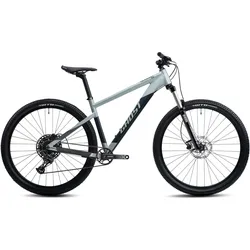 Mountainbike GHOST "Nirvana Tour SF" Gr. 42, grau (dunkelgrau, hellgrau), Fahrräder, 42cm, 27,5 Zoll (69,85cm), für Damen und Herren, Kettenschaltung