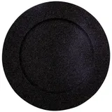 Fééric Lights and Christmas Platzteller Kunststoff Ø 33 cm 1 Stück schwarz